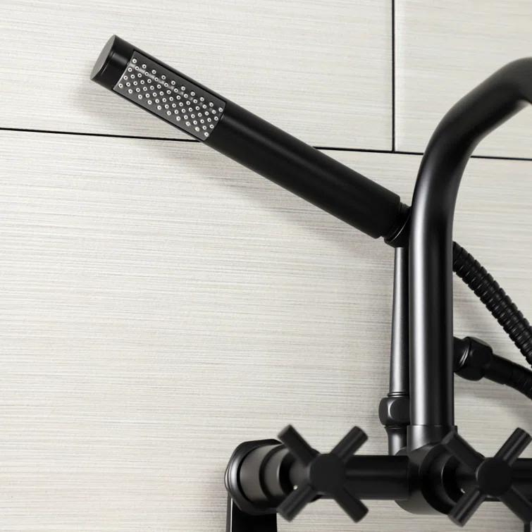 Kingston Brass Kingston Brass Concord Wall Mount Clawfoot Tub Faucet AE8457DX