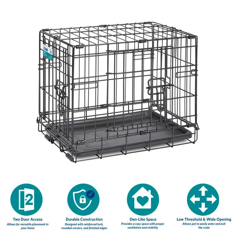 Midwest Homes For Pets MidWest Homes for Pets Double Door iCrate