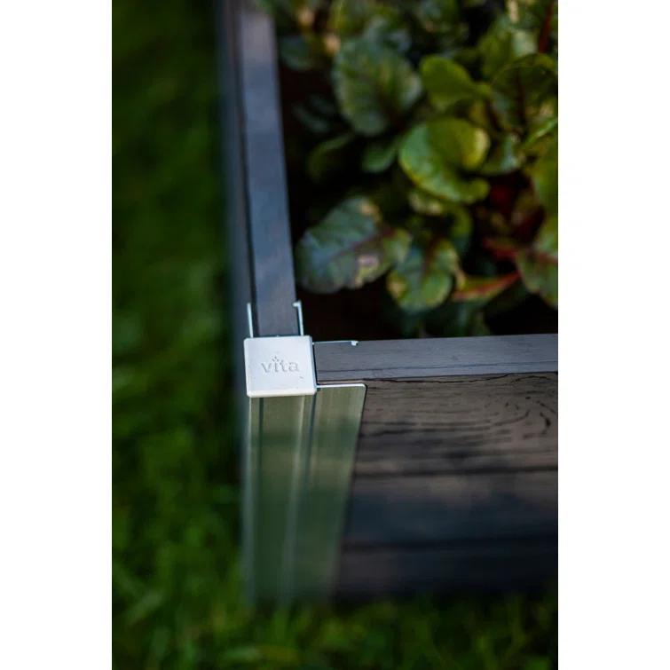 Vita Urbana 4 ft x 4 ft Vinyl Raised Garden Bed