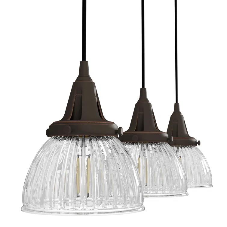 Hunter Fan Cypress Grove 3 - Light Cluster Bell Pendant