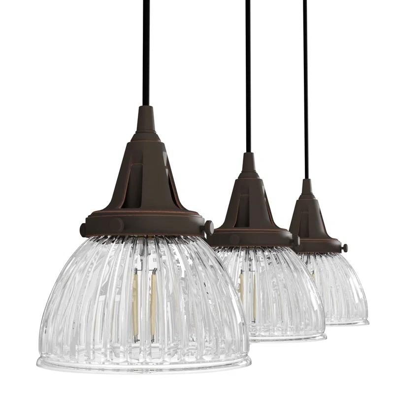 Hunter Fan Cypress Grove 3 - Light Cluster Bell Pendant