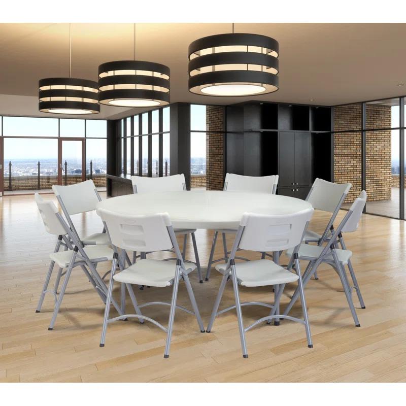 National Public Seating 60'' Circular Portable Banquet Table