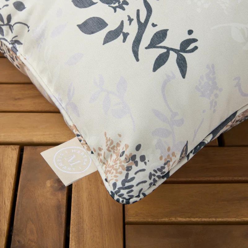 Martha Stewart MARTHA STEWART Charming Foliage Indoor Outdoor Pillow 2-Pack Set, 18" (Set of 2)