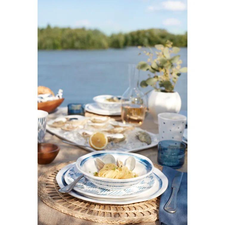 Lenox Blue Bay Melamine 20-Piece Dinnerware Set
