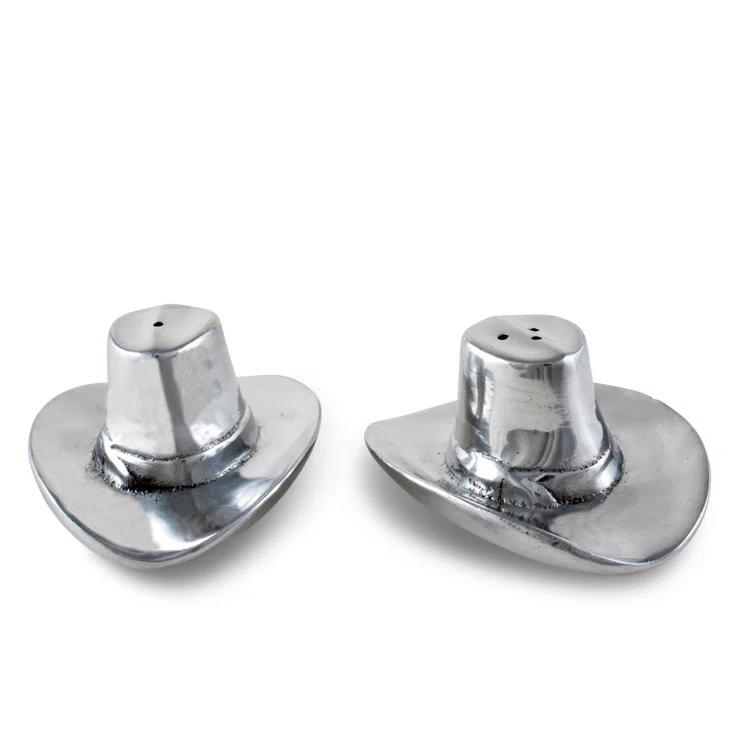 Arthur Court Designs Arthur Court Designs Western Cowboy Hat 2 Piece Salt and Pepper Set