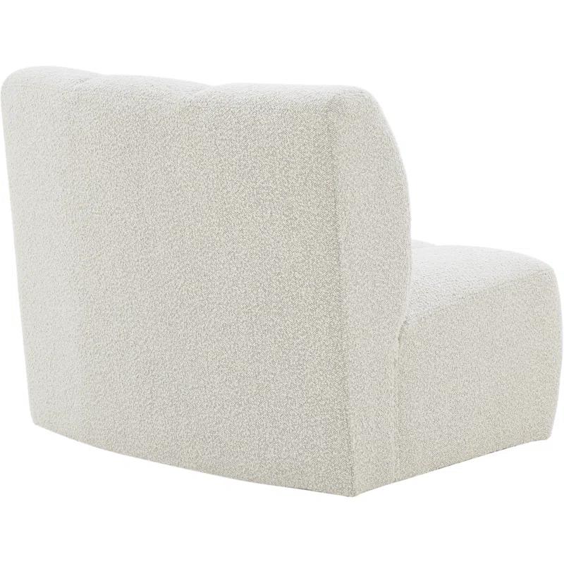 Everly Quinn Izen 43" W Boucle Fabric Modular Chair