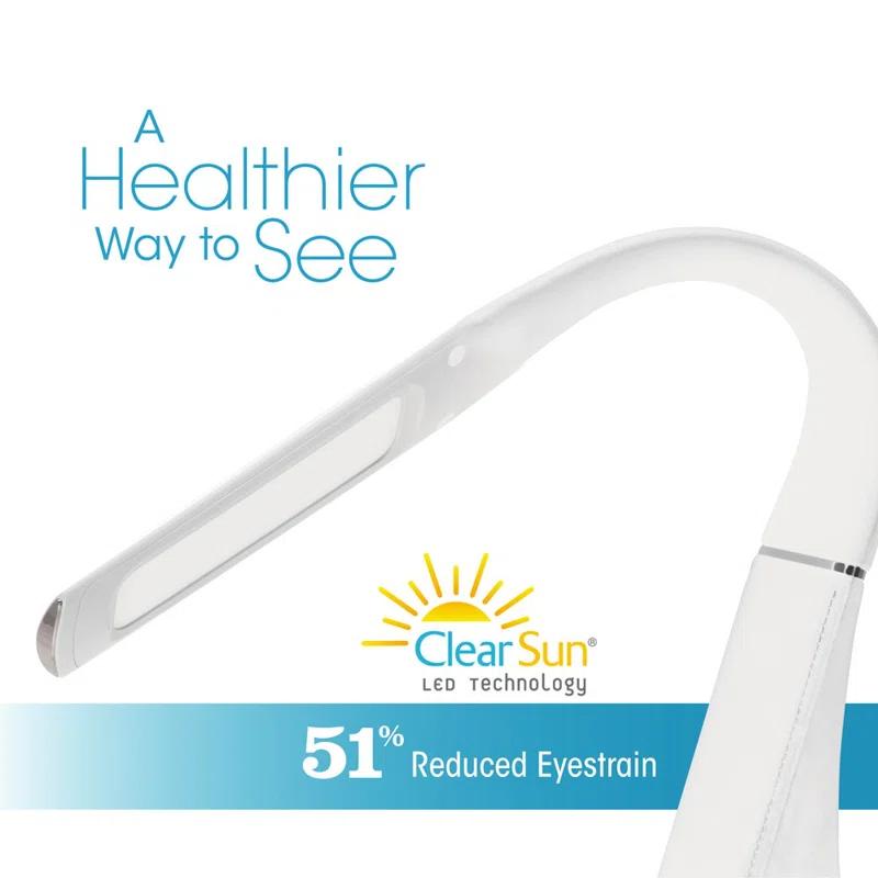 OttLite OttLite Wellness Recharge LED Desk LampPortable, Dimmable & Flexible Gooseneck, Rechargeable Battery