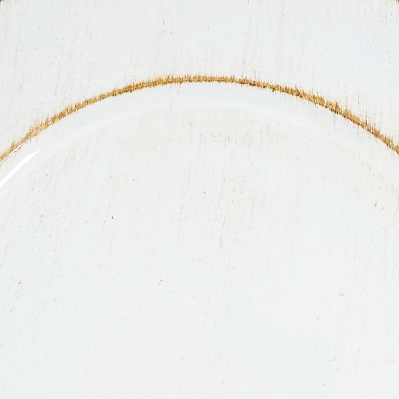 Saro Vintage-Inspired Distressed Charger Plate (Set of 4) (Set of 4)