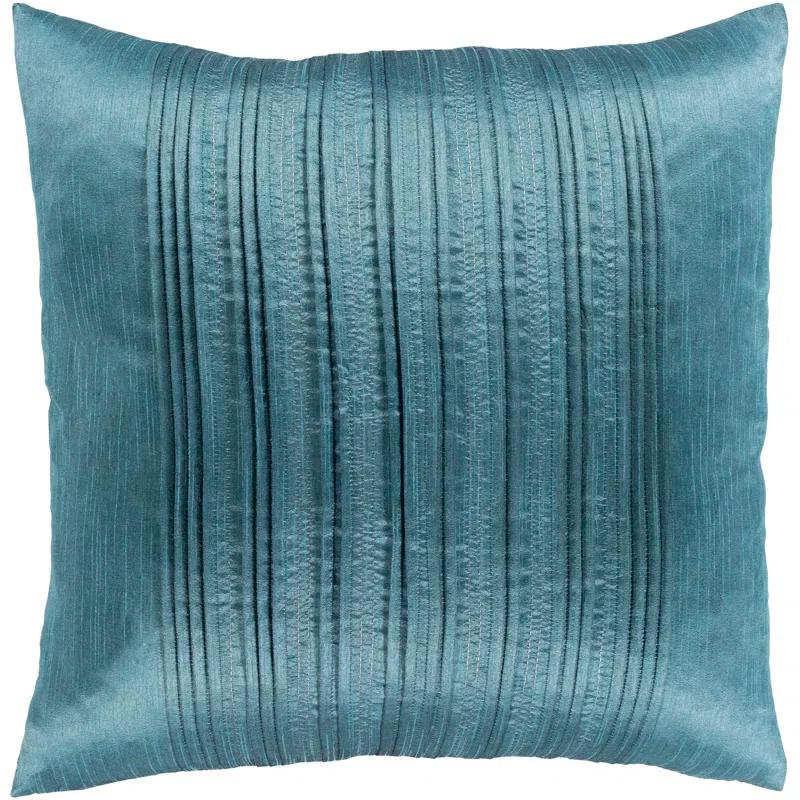 Yacht Club Ruffled Down Reversible Throw Pillow