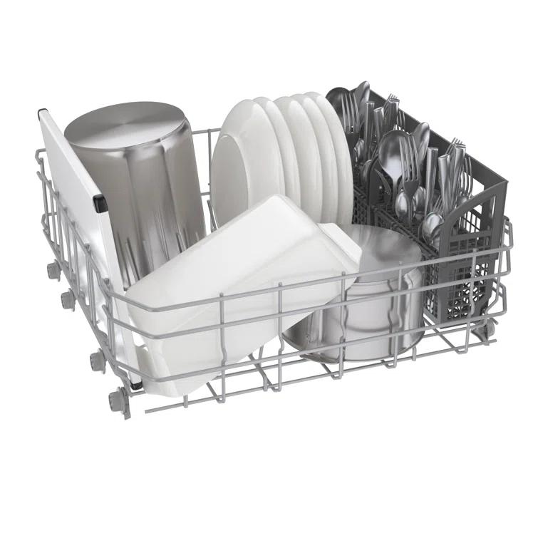 Bosch 800 Series 24" Front Control Built-In Dishwasher with Hybrid Tub SHE3AEM2N