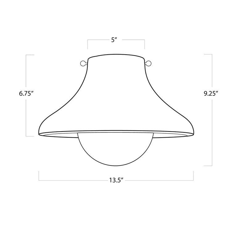 Regina Andrew Surfside Wood Flush Mount