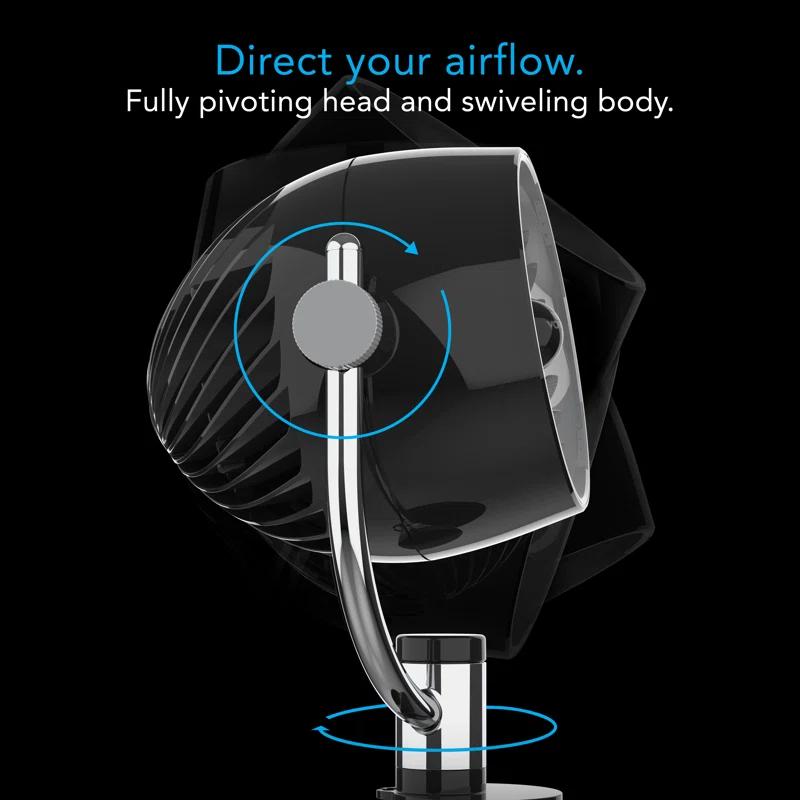 Vornado Vornado Pivot3C Compact Air Circulator Clip On Fan with Multi-Surface Mount