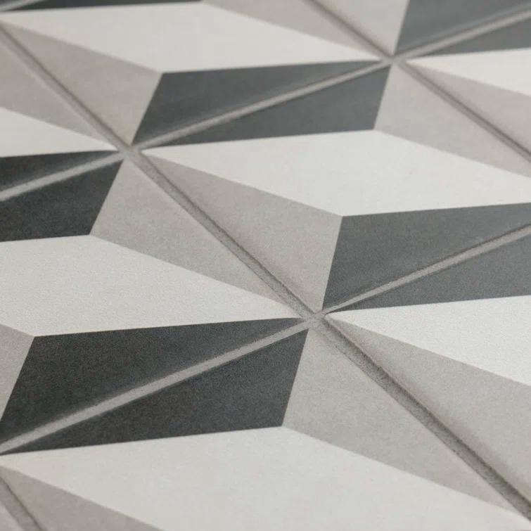 Merola Tile Twenties 4" x 4" Ceramic Patterned Wall & Floor Tile