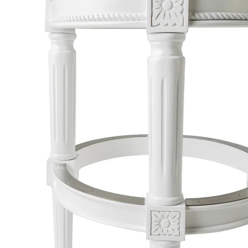 Maven Lane Maven Lane Pullman Backless Stool with Fabric Upholstery