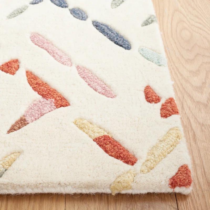Charters Towers Abstract Handmade Tufted Wool Area Rug