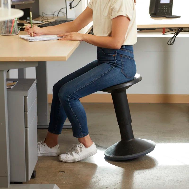 ECR4Kids SitWell Wobble Stool, Adjustable Height, Active Seating