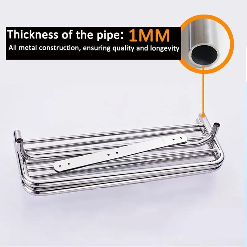 OPTERWQ B07D1M95PW- 3 Wall Mounted Required Towel Rack