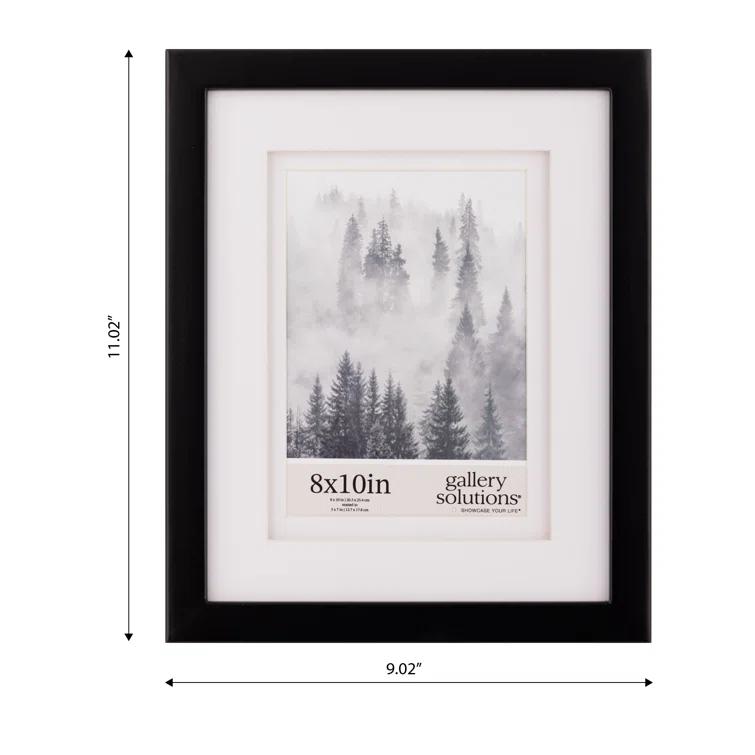 Gallery Solutions Gallery Solutions Wall Mount Or Tabletop Double Airfloat  Mat Picture Frame