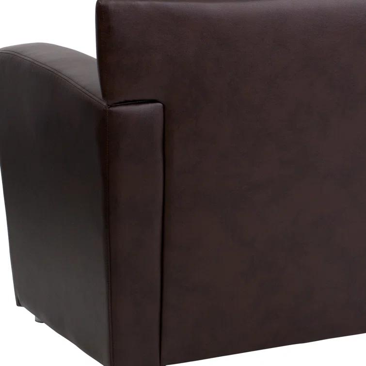 Flash Furniture HERCULES Majesty Series LeatherSoft Sofa with Extended Panel Arms