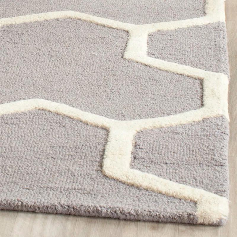 Cambridge Hand Tufted Wool Geometric Rug