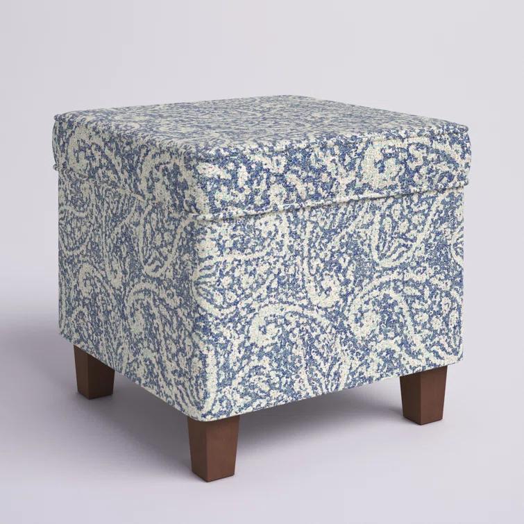 Sand & Stable™ Asha 17.5" Square Storage Ottoman