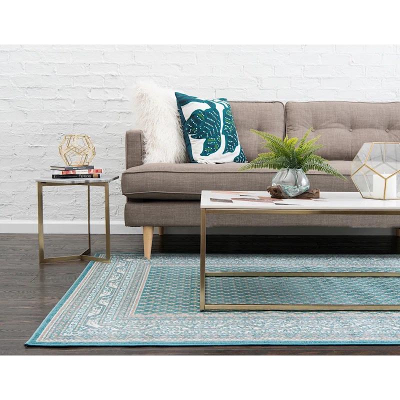 RugPal Wingate Turquoise Area Rug