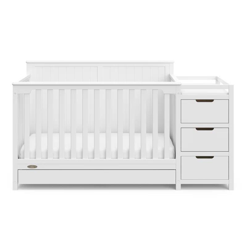 Graco Hadley 5-in-1 Convertible Crib and Changer with Storage