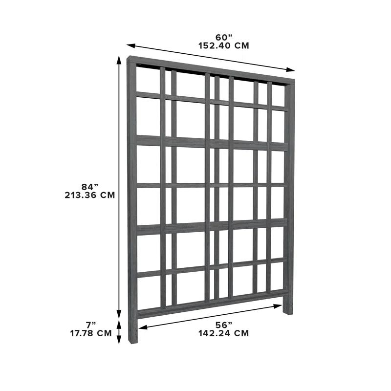 Vita 84'' H x 60'' W Vinyl Lattice Panel Trellis