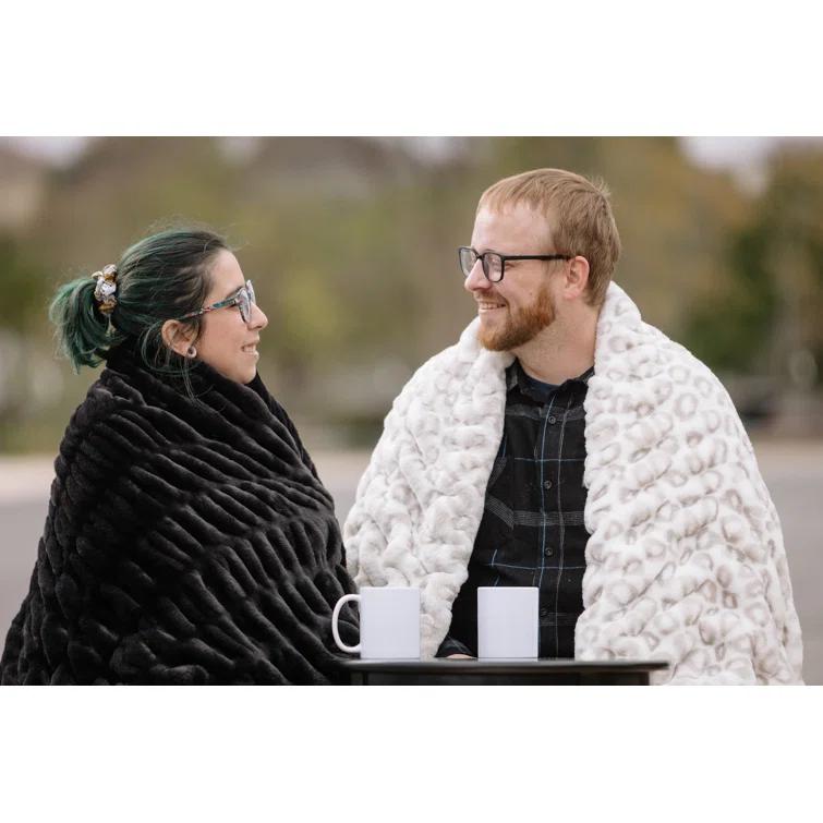 Chanasya Faux Fur Throw