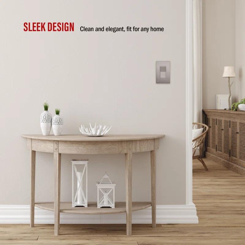 Enerlites No Subject 1 - Gang Rocker Standard Wall Plate