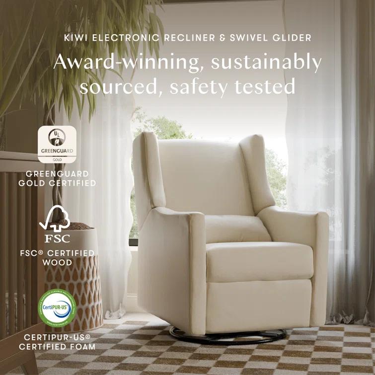 Kiwi Electronic Recliner and Swivel Glider with USB port