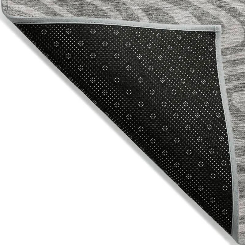 Machine Washable Indoor/Outdoor Chayden ACN1020 Gold 1'8" x 2'6" Rug