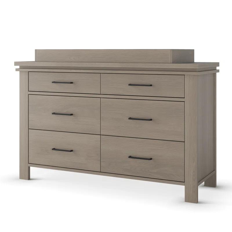 Child Craft Denman 55" Wide 6-Drawer Double Dresser
