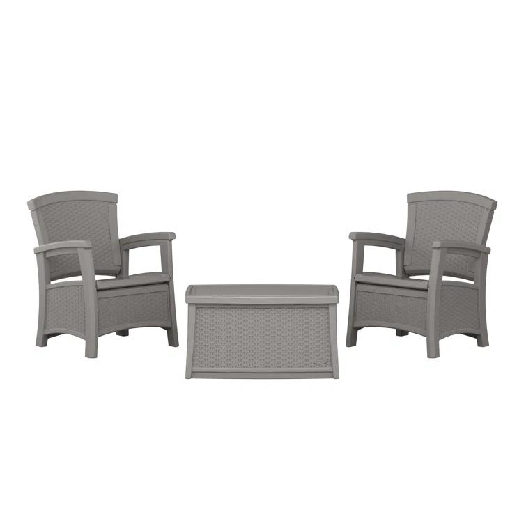 Suncast Rectangular Resin Outdoor Coffee Table