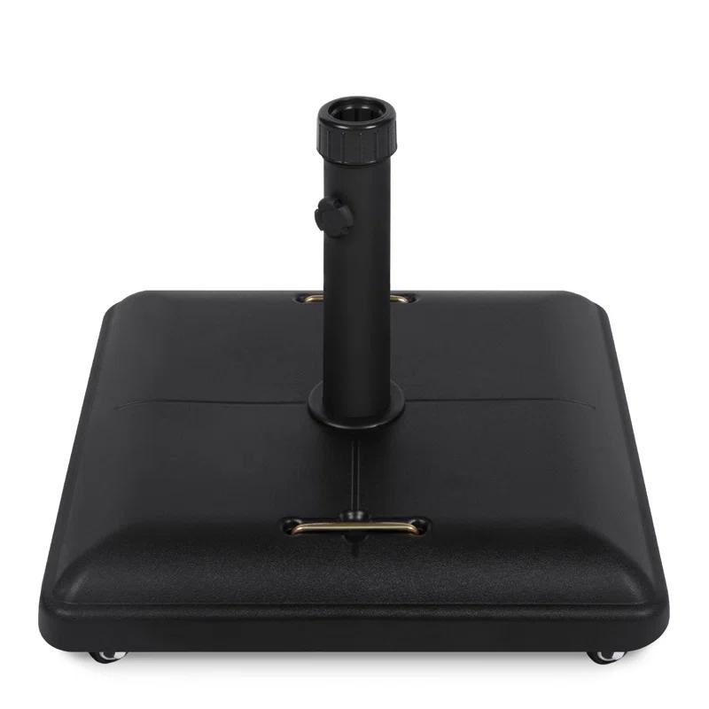 Arlmont & Co. Ristin 81 lb. Heavy Duty Concrete Rolling Patio Umbrella Base Stand with Locking Wheels