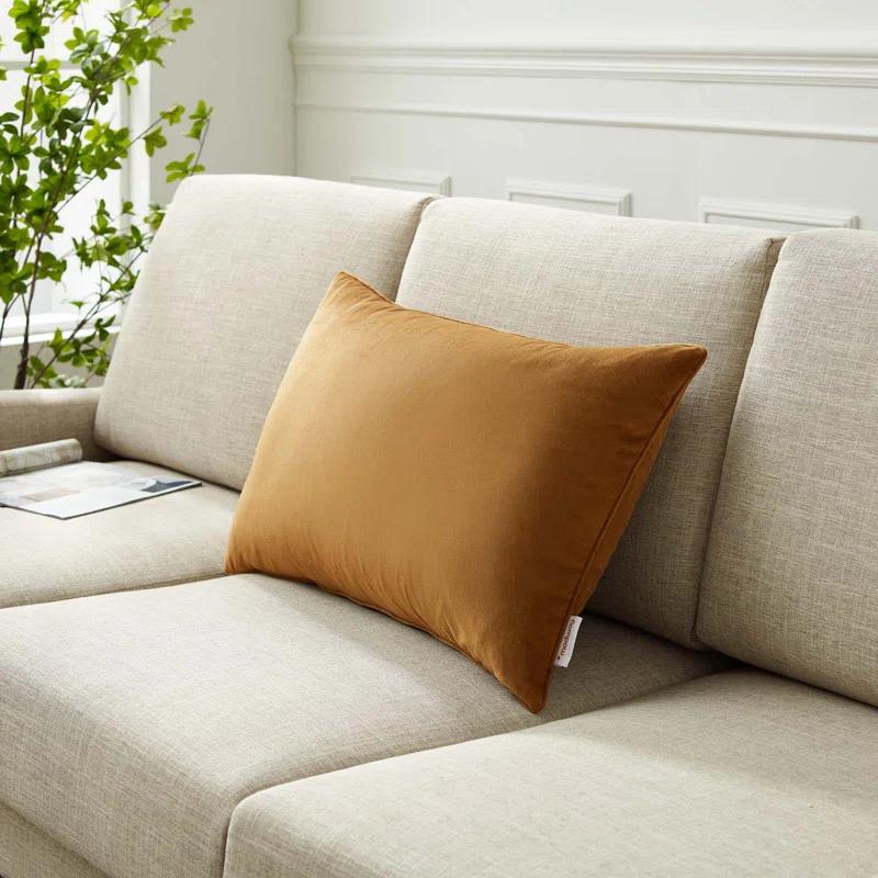 Modway Enhance Lumbar Performance Velvet Throw Pillow by Modway