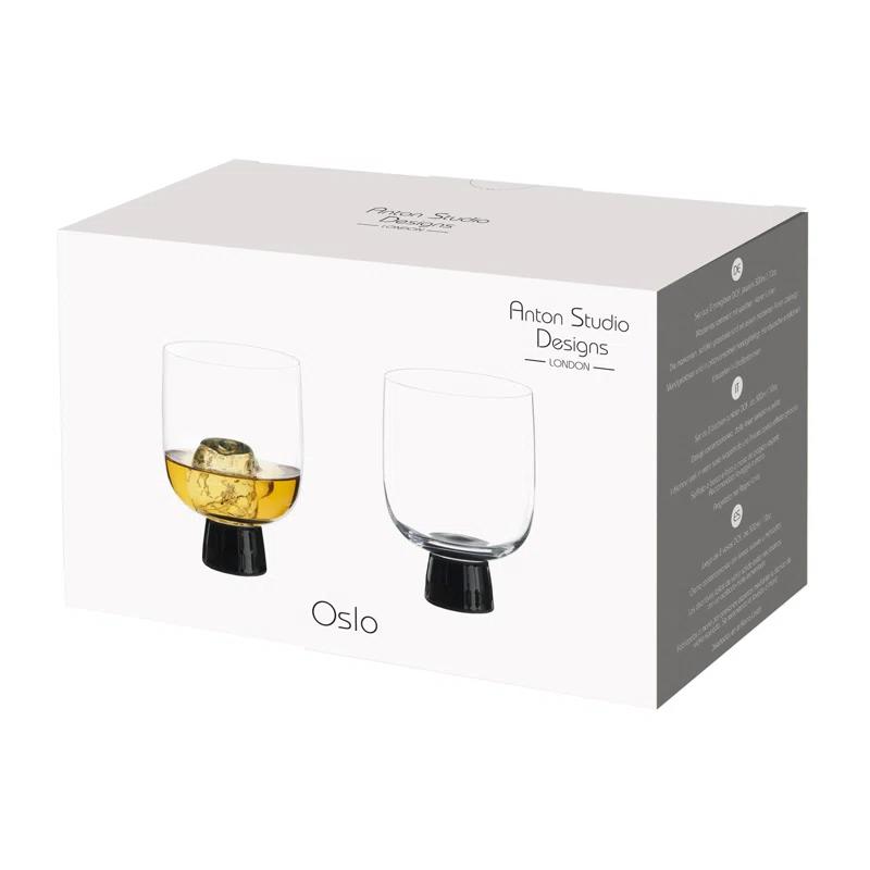 Peri 10.25oz. Glass Drinking Glass Glassware Set (Set of 2)