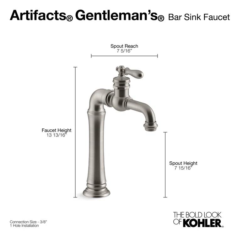 Artifacts® Gentleman's Bar Faucet with Accessories