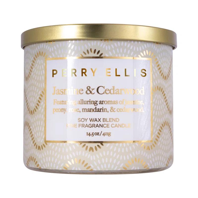 Perry Ellis Eveyday Jasmine & Cedarwood Scented Candle