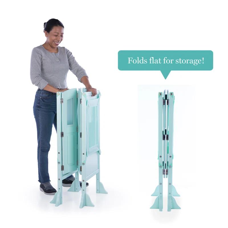 Martha Stewart Martha Stewart Living & Learning Kids' Kitchen Helper Foldable Step Stool