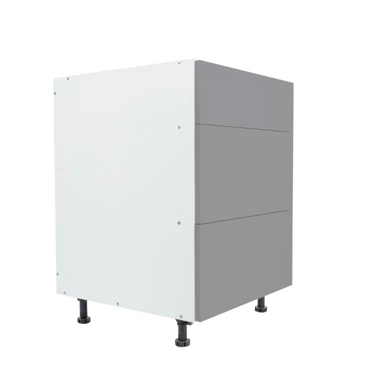 Cambridge Radiance Ready to assemble Matte Gray Base Kitchen Cabinet,1 Drawer