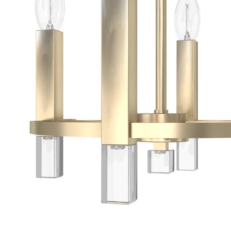 Hunter Fan Hunter Sunjai 4 Light Semi-Flush Ceiling Light Fixture