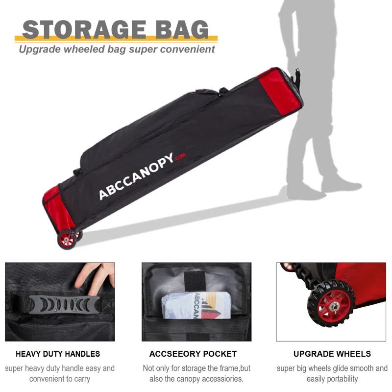 ABCCANOPY Commercial 10 ft. W x 10 ft. D Instant Shade Pop-Up Canopy The Pop Up Canopies