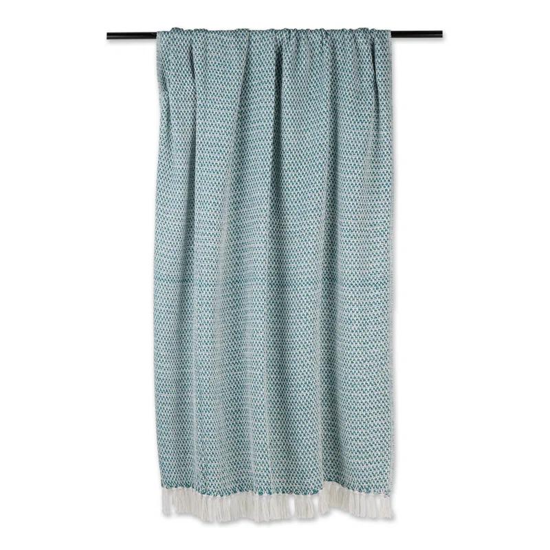 Design Imports Hand Woven Throw Blanket