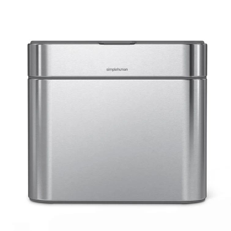 Simplehuman 4 Liter Compost Caddy, Brushed Stainless Steel