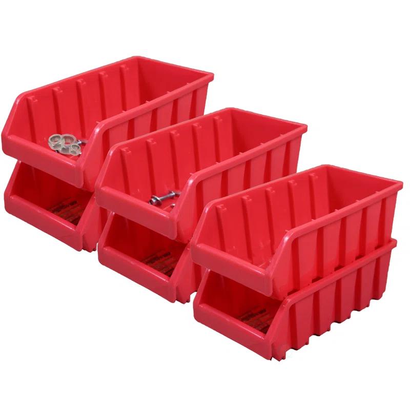 Rebrilliant Rebrilliant Plastic Decorative Bin (Set of 6)