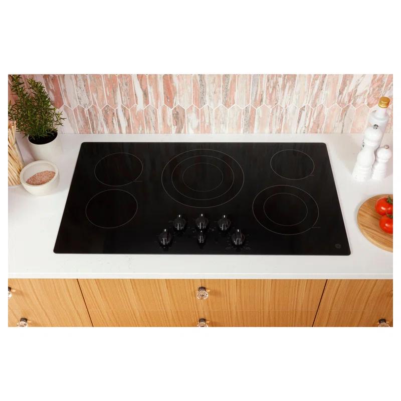 GE Appliances 36.13" Electric Cooktop with 5 Elements