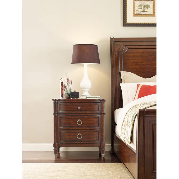 Charleston Solid + Manufactured Wood Nightstand