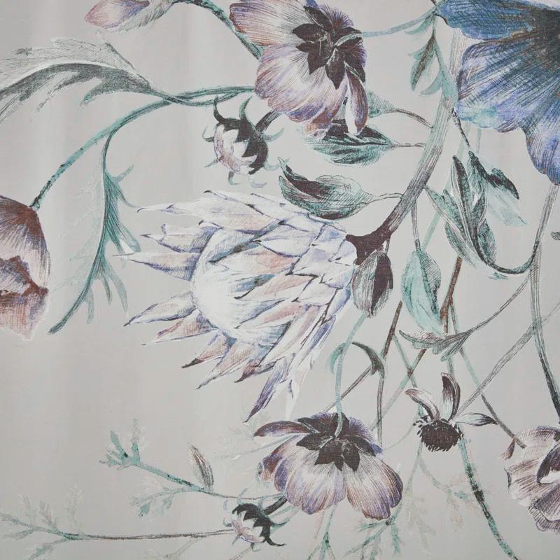 Madison Park Cassandra Printed Cotton Shower Curtain