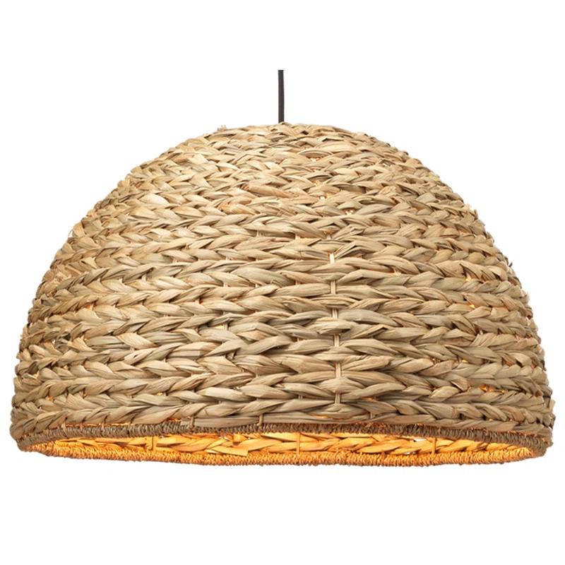 Shoreline Single Light Seagrass Pendant